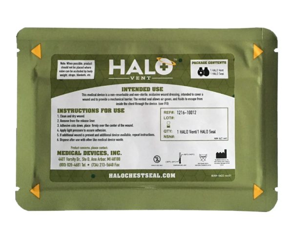 HALO Vent Chest Seal Flat